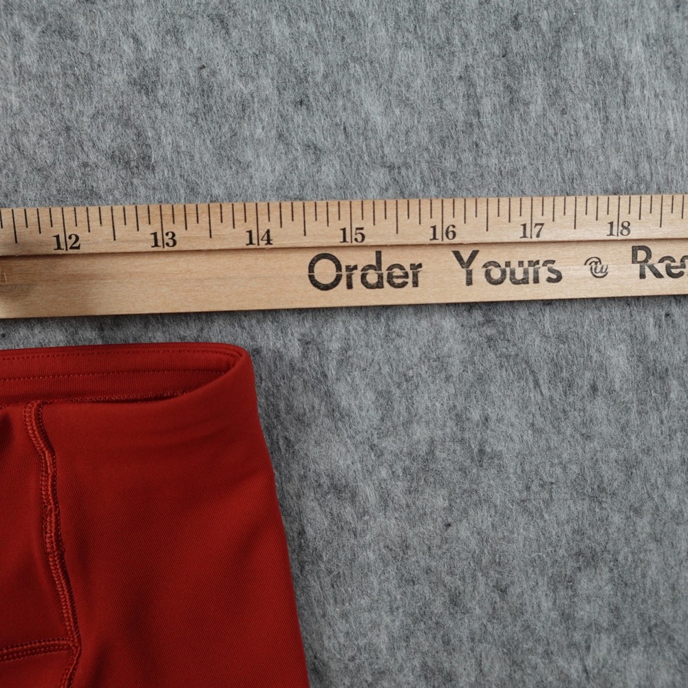 Lululemon Leggings Women Eight Red Speed Up Crop 21" Run Gym Athletic Workout - Picture 7 of 10